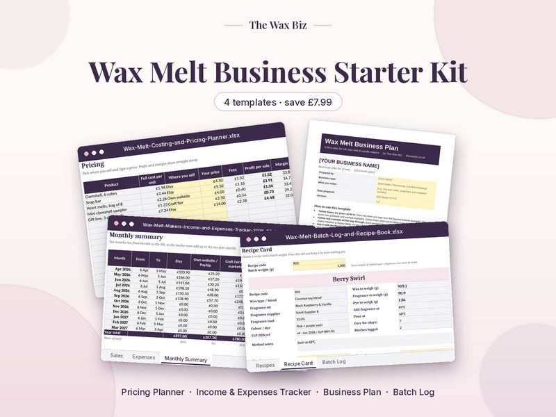 Wax Melt Business Starter Kit cover
